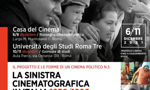 Evento a Roma: la sinistra cinematografica in Italia