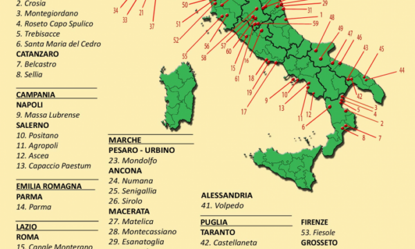 I 63 Comuni “Spighe verdi”, uno in Abruzzo, zero in Molise